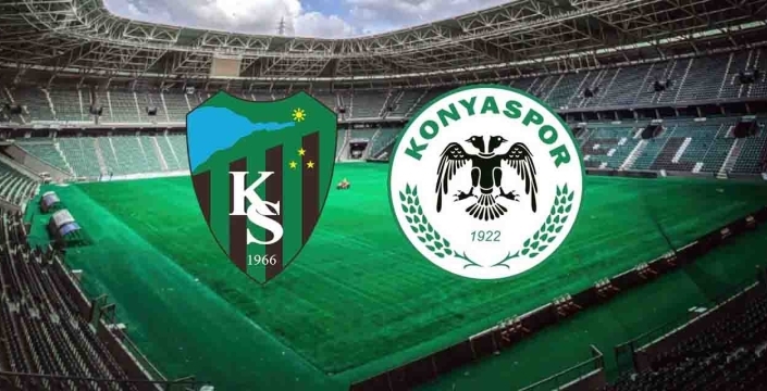 Konyaspor, Kocaelispor’a konuk oluyor: İlk 11’ler belli oldu
