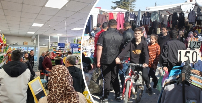 Sarayönü’nde bayram hareketliliği yaşanıyor