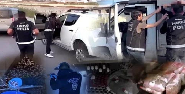 75 ilde dev narkotik operasyonu! Konya da listede