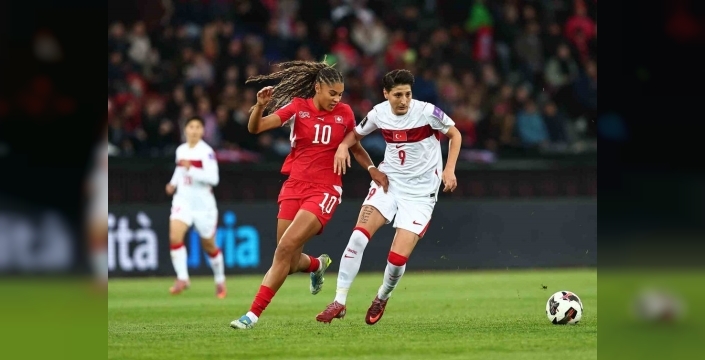 A Milli Kadın Futbol Takımı, Dünya Kupası elemelerinde İsviçre'ye mağlup oldu