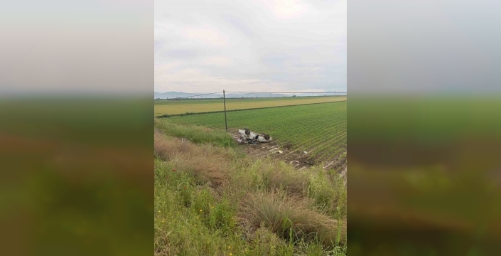 Adana'da otomobil takla attı, 4 kişi yaralandı