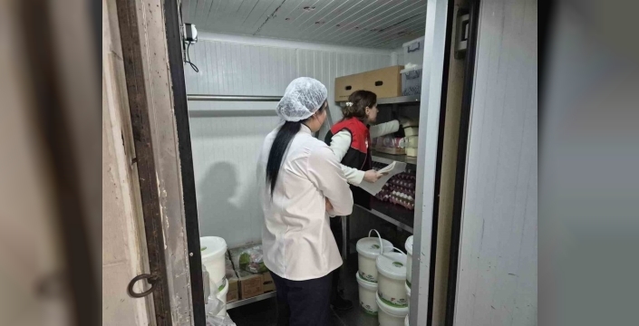 Ağrı'da öğrenci yurtlarına gıda güvenliği denetimi sürüyor