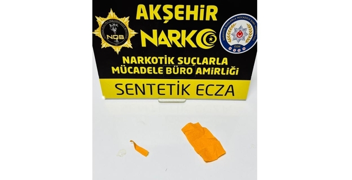 Akşehir’de uyuşturucu baskını! 170 doz bonzai ele geçirildi