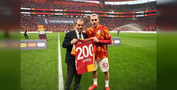 Barış Alper Yılmaz, Galatasaray'da 200. maçını kutladı: Başkan Özbek'ten anlamlı jest