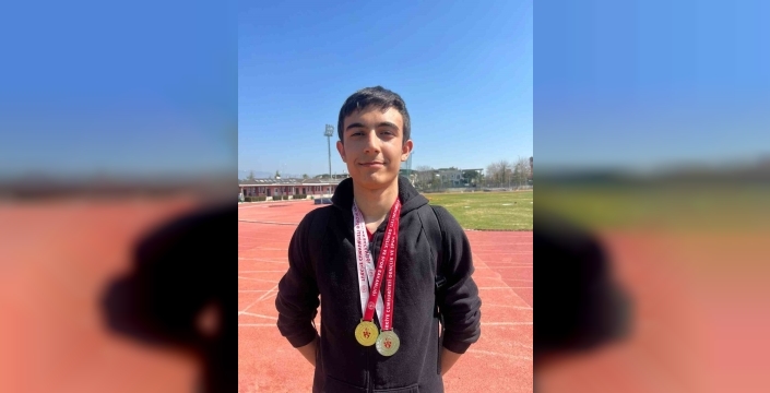 Bozdoğanlı genç sporcu, Türkiye derecesiyle gururlandırdı