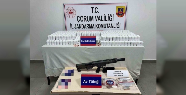 Çorum'da jandarmadan uyuşturucu operasyonu: 5 kişi yakalandı
