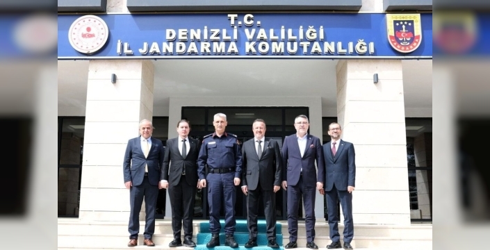 Denizli OSB yönetiminden jandarma komutanına ziyaret