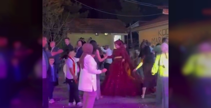 Düğün günü hayatını kaybeden çiftin kına gecesi görüntüleri yürek burkuyor
