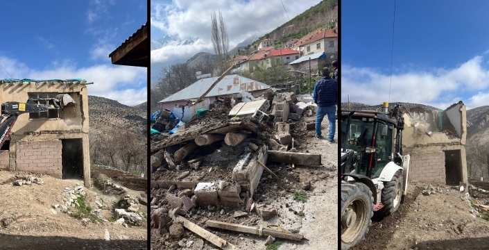 Halkapınar’da güvenlik için yıkım: Metruk binalar kaldırılıyor, yollar yenileniyor