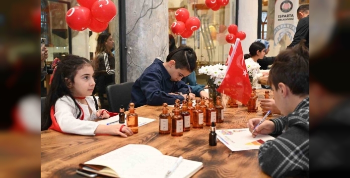 Isparta'da çocuklar için koku atölyesi gerçekleştirildi