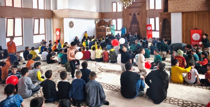 Karatay’da ÇEDES Bahar Şenliği coşkusu: 500 öğrenci camide buluştu