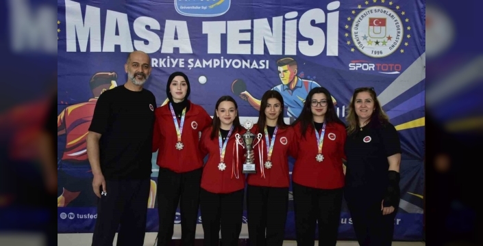 Kastamonu Üniversitesi, Ünilig Masa Tenisi Şampiyonası'nda Türkiye ikincisi oldu