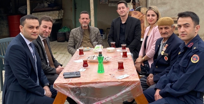 Kıbrıs Gazisi Ladikli Mehmet Çalı’ya anlamlı ziyaret