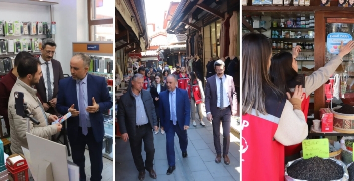 Konya Bedesten’de otizm farkındalığı: Esnafa empati çağrısı