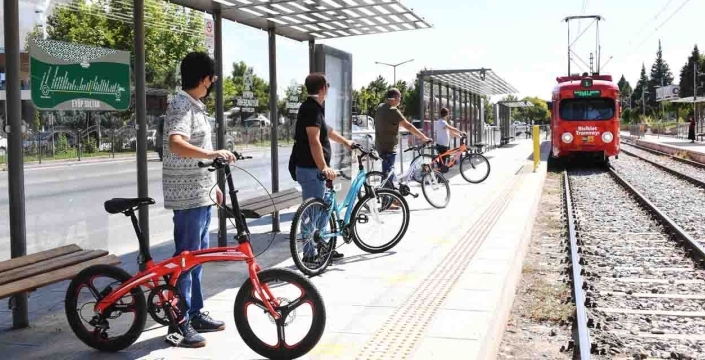 Konya’da bisiklet tramvayında mola: 1 gün hizmet vermeyecek