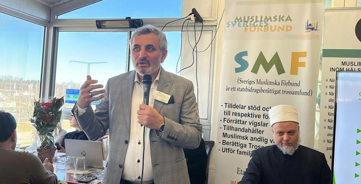 Kululu Tahir Akman İsveç İslam Dernekleri Federasyonu başkanlığına yeniden seçildi