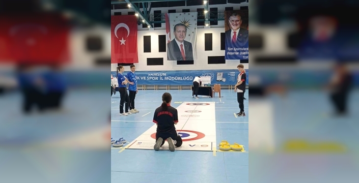 Kütahya'nın gururu: Pazarlar Spor Lisesi, Floor curling'de Türkiye dördüncüsü oldu