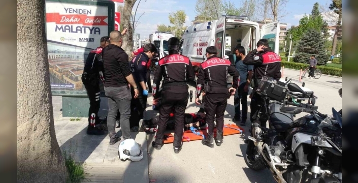 Malatya'da Yunus Timi Kaza Yaptı: İki Polis Memuru Yaralı