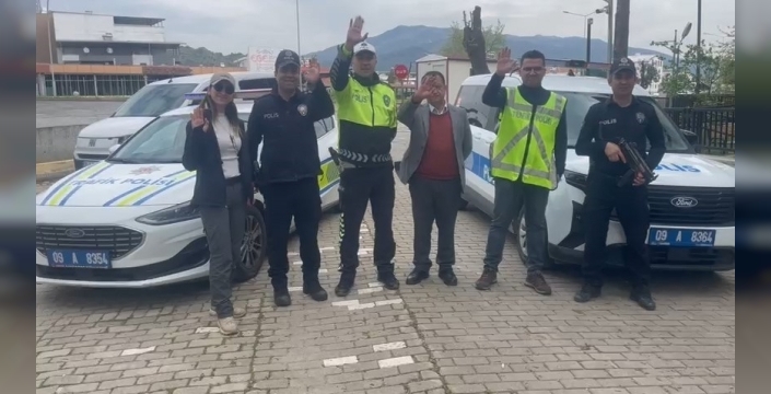 Niğde'deki öğrencilerden polislere anlamlı kutlama