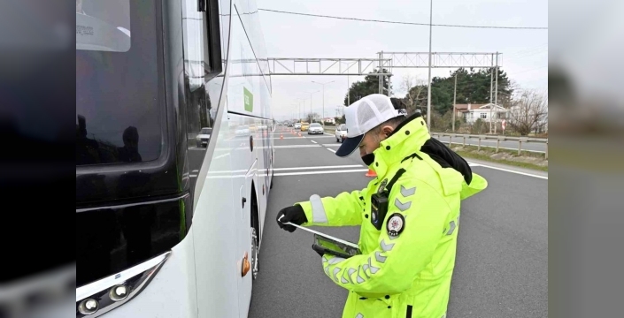 Ordu'da trafik denetimlerinde 17 bin araç kontrol edildi