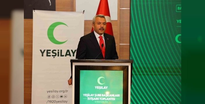 Rize Valisi Baydaş, Yeşilay'dan 'Bağımsızlık Neferleri Üstün Hizmet Madalyası' ile ödüllendirildi