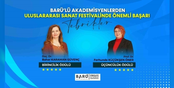Rusya'daki sanat festivalinde Türk akademisyenlerden büyük başarı: Birincilik ve üçüncülük ödülü kazandılar