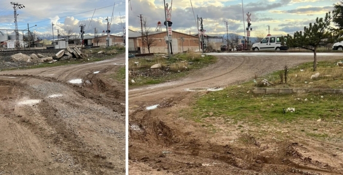 Sarayönü marangozlar sanayisinde yol sorunu tepki çekiyor