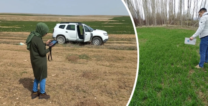 Sarayönü’nde hububat ekili alanlar yakın takipte