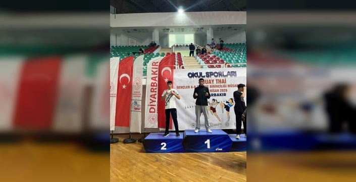 Siverekli sporcu, Muay-Thai Türkiye Şampiyonası'nda ikincilik elde etti