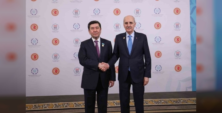 TBMM Başkanı Kurtulmuş, Kazakistan Meclis Başkanı Koşanov ile önemli bir görüşme gerçekleştirdi