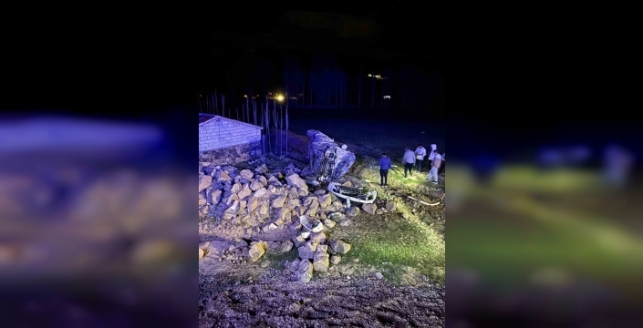 Van'da kamyonet şarampole devrildi: 1 yaralı