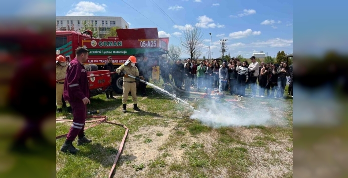 Vezirköprü'de 'Yangın Gönüllüsü' ordusu yetişiyor: 120 kişi sertifika aldı