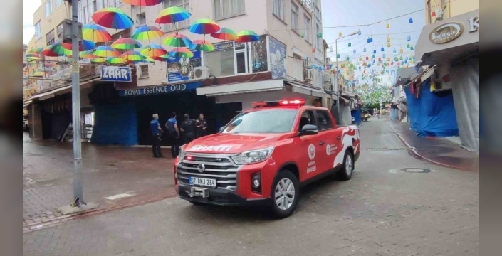 Alanya'da elektrik panosundan yükselen dumanlar paniğe yol açtı