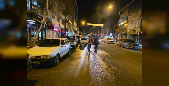 Ardahan'da bahar temizliği çalışmaları hız kesmeden devam ediyor
