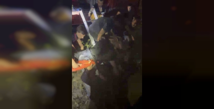 Batman'da dereye düşen vatandaş itfaiye ekiplerince kurtarıldı