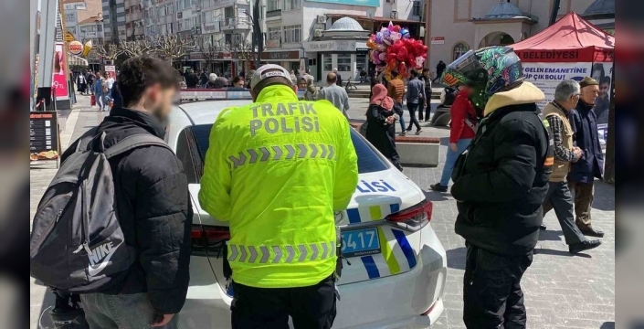 Bolu'da trafik denetiminde 1600 sürücüye ceza kesildi