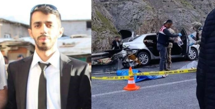Çukurca'da feci kaza: 1 ölü, 3 yaralı