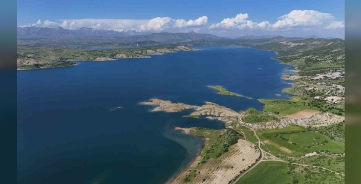 Diyarbakır'ın Maldivleri'nde su seviyesi yükseldi, doğa yeniden canlandı