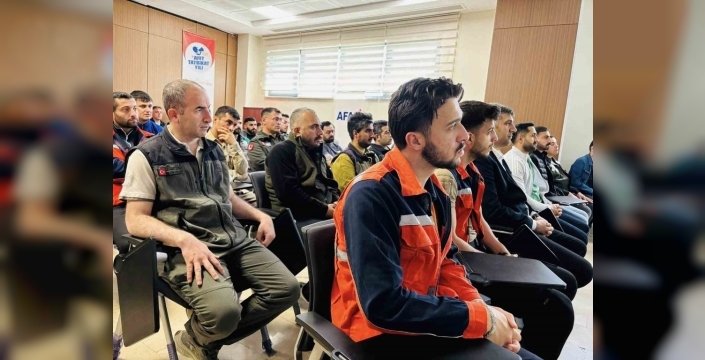 Elazığ’da orman personeline afet hazırlık eğitimi verildi