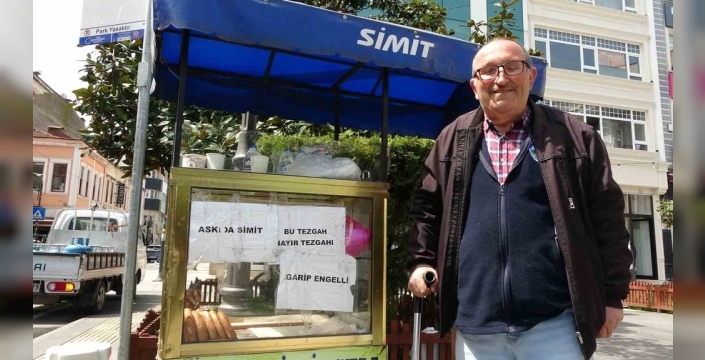 Engelli simitçiden 'askıda simit' mucizesi: Gönlü büyük esnaf, ihtiyaç sahiplerini unutmadı