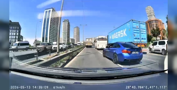 Esenyurt'ta makas atan sürücüye büyük ceza: 96 bin TL