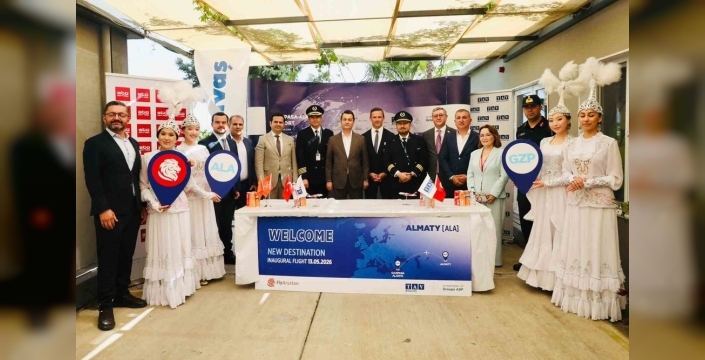 Gazipaşa-Alanya'dan Kazakistan'a direkt uçuşlar başladı