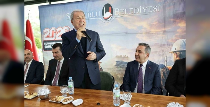 Hulusi Akar'dan Başkan Dere'ye övgü dolu sözler