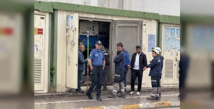 Iğdır'da elektrik akımına kapılan işçi hastaneye kaldırıldı