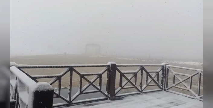 Karabük'te mayıs ayında kış sürprizi: Kar yağışı etkili oldu