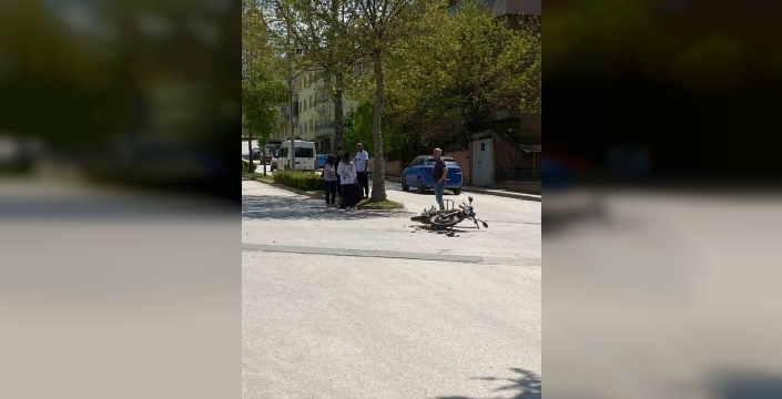 Kastamonu'da motosiklet kazası: Bir kişi yaralandı