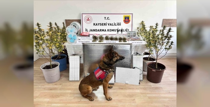 Kayseri'de uyuşturucu tacirlerine darbe: 830 gram madde ele geçirildi
