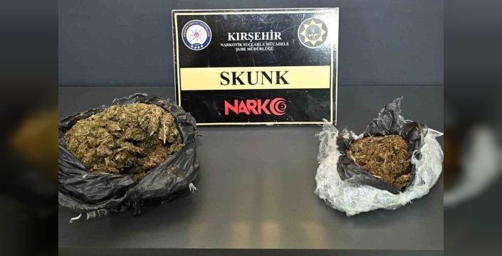 Kırşehir'de uyuşturucu baskını: İki tutuklama