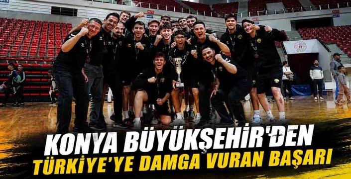 Konya Büyükşehir’den Türkiye’ye damga vuran başarı