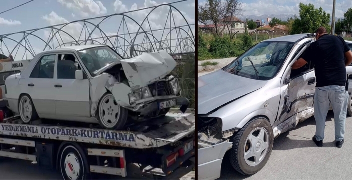 Konya’da alt geçitte feci çarpışma!